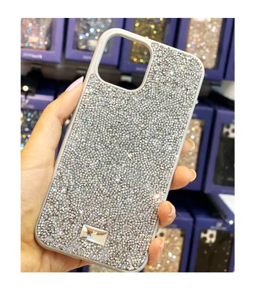 قاب سوارسکی اورجینال ایفون 12 مینی Case Swarovski Iphone 12 MINI| مخصوص ایفون 12 مینی سوارسکی اورجینال نگین ثابت رنگ بندی متنوع 