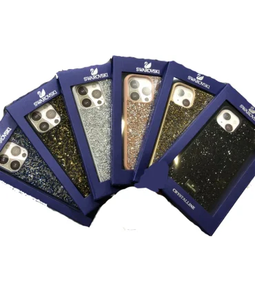 قاب سوارسکی اورجینال ایفون 12 مینی Case Swarovski Iphone 12 MINI| مخصوص ایفون 12 مینی سوارسکی اورجینال نگین ثابت رنگ بندی متنوع 