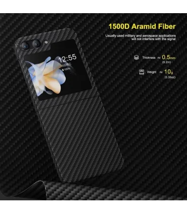 قاب کربن سامسونگ زد فلیپ 5 Case Carbon Samsung Z FLIP 5| مناسب&nbsp;زد فلیپ 5 کربنی طراحی زیبا و لاکچری خوش دست و زیبا 