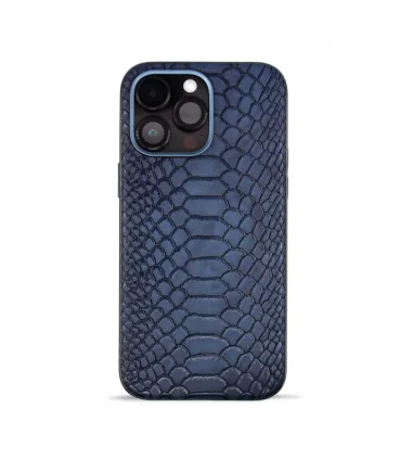 قاب چرمی پوست ماری مک کوی ایفون 14 پرو مکس LEATHER SNAKESKIN CASE MACCOY IPHONE 14 PRO MAX|مک کوی MACCOY