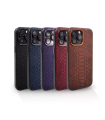 قاب چرمی پوست ماری مک کوی ایفون 12 پرو LEATHER SNAKESKIN CASE MACCOY IPHONE 12 PRO