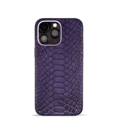 قاب چرمی پوست ماری مک کوی ایفون 13 LEATHER SNAKESKIN CASE MACCOY IPHONE 13| مناسب ایفون 13 چرم با کیفیت مقاوم در برابر ضربه برند اورجینال مک کوی