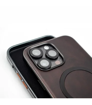 قاب چرمی مگسیف دار مک کوی ایفون 14 پرو مکس MILITARY LEATHER CASE MACCOY IPHONE 14 PRO MAX