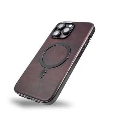 قاب چرمی مگسیف دار مک کوی ایفون 13 MILITARY LEATHER CASE MACCOY IPHONE 13|مناسب ایفون 13 چرم با کیفیت مقاوم در برابر ضربه مگسیف قوی برند اورجینال مک کوی