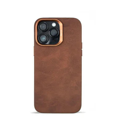 قاب چرمی مگسیف دار مک کوی ایفون 14 پرو مکس ENORMOUS LEATHER MAGSAFE CASE MACCOY IPHONE 14 PRO MAX|مناسب&nbsp; ایفون 14 پرو مکس چرم با کیفیت مقاوم در برابر ضربه مگسیف قوی برند اورجینال مک کوی