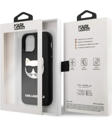قاب کارل برجسته ایفون 12 مینی Case Karl Iphone 12 Mini| مناسب ایفون 12 مینی جنس سیلیکون طرح برجسته برند اورجینال کارل 