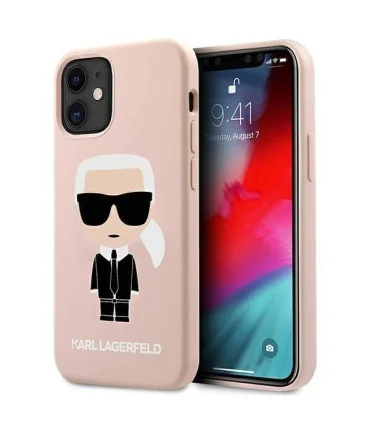 قاب کارل ایفون 12 مینی Case Karl Iphone 12 Mini| مناسب ایفون 12 مینی جنس سیلیکون طرح کارل برند اورجینال کارل 
