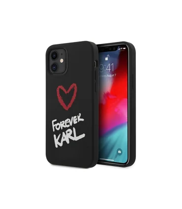 قاب کارل طرح لاو ایفون 12 مینی Case Karl Iphone 12 Mini| مناسب ایفون 12 مینی جنس سیلیکون طرح کارل برند اورجینال کارل 