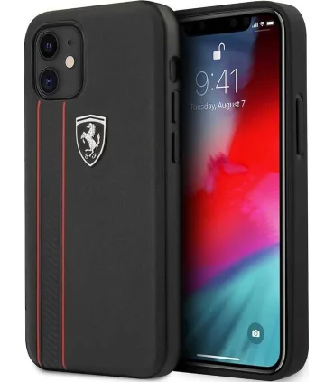قاب چرمی فراری برجسته ایفون 12 مینی Case FERRARI Iphone 12 Mini| مناسب ایفون 12 مینی جنس چرم طرح برجسته برند اورجینال فراری