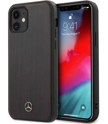 قاب چوبی بنز ایفون 12 مینی Case BENZ Iphone 12 Mini| مناسب ایفون 12 مینی جنس چوب طرح برجسته برند اورجینال بنز