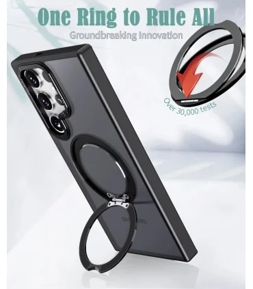 قاب مگسیف دار مات کلاسیک اس 24 اولترا Case mate Classic Magntic S24 Ultra|Case Classic Magntic S24 ultraمگسیف دار دارای استند مات مقاوم دربرابر ضربات شدید کیفیت ساخت بالا 