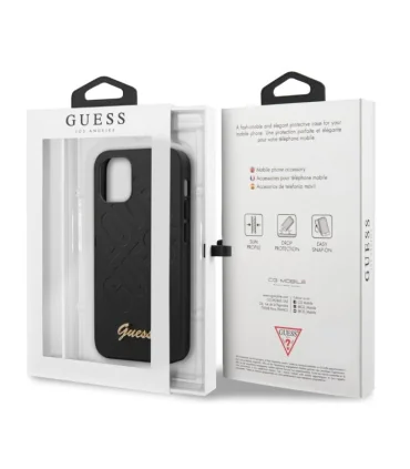 قاب چرمی گس ایفون 12 پرو Case GUESS IPHONE 12 pro| مناسب ایفون 12 پرو جنس چرم طرح گس برند اورجینال گس