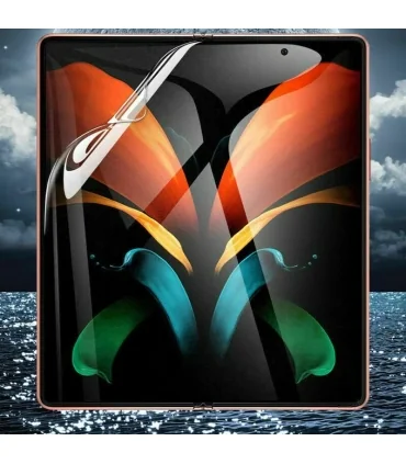 برچسب صفحه نمایش زد فولد 5 کامل tpu protector 360 Z Fold 5| برچسب صفحه زد فولد 5 پوشش 360 درجه پوشش صفحه نمایش بزرگ و کوچک پوشش پشت گوشی پوشش لولایی گوشی کاملا شفاف نصب آسان پک کامل 