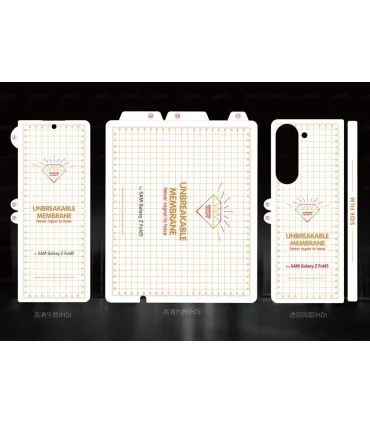 برچسب صفحه نمایش زد فولد 5 کامل tpu protector 360 Z Fold 5| برچسب صفحه زد فولد 5 پوشش 360 درجه پوشش صفحه نمایش بزرگ و کوچک پوشش پشت گوشی پوشش لولایی گوشی کاملا شفاف نصب آسان پک کامل 