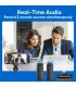 میکروفون بی سیم 2 عددی مخصوص ایفون Pack 2 Wireless Microphones with for iPhone| میکروفون بی سیم 2 عددی مخصوص ایفون Pack 2 Wireless Microphones with Charging Case for iPhoneمناسب ایفون 2 عدد فرستنده (میکروفون) 1عدد گیرنده همراه کیس محافظ کیفیت خوب دارای نویز کنسلینگ 