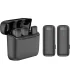 میکروفون بی سیم 2 عددی مخصوص ایفون Pack 2 Wireless Microphones with for iPhone| میکروفون بی سیم 2 عددی مخصوص ایفون Pack 2 Wireless Microphones with Charging Case for iPhoneمناسب ایفون 2 عدد فرستنده (میکروفون) 1عدد گیرنده همراه کیس محافظ کیفیت خوب دارای نویز کنسلینگ 