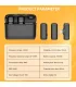 میکروفون بی سیم 2 عددی مخصوص تایپ سی Pack 2 Wireless Microphones with for TYPE-C| میکروفون بی سیم 2 عددی مخصوص تایپ سی Pack 2 Wireless Microphones with for TYPE-Cمناسب گوشی های تایپ سی 2 عدد فرستنده (میکروفون) 1عدد گیرنده همراه کیس محافظ کیفیت خوب دارای نویز کنسلینگ 