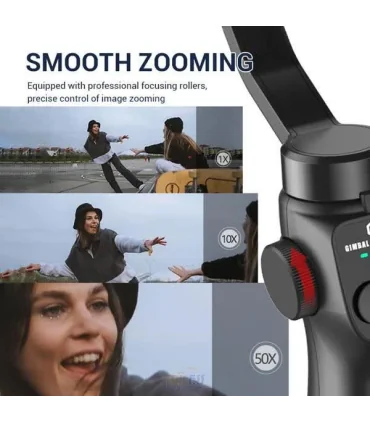 گیمبال فیلمبرداری GIMBAL PLAY F-10| گیمبال فیلمبرداری کیفیت خوب چرخش 360 درجه لرزش گیر 