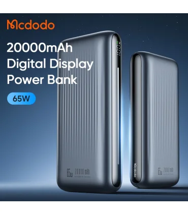 پاوربانک 20 هزار میلی امپر 65 واتی مک دودو مدل Power bank Mcdodo MC-446