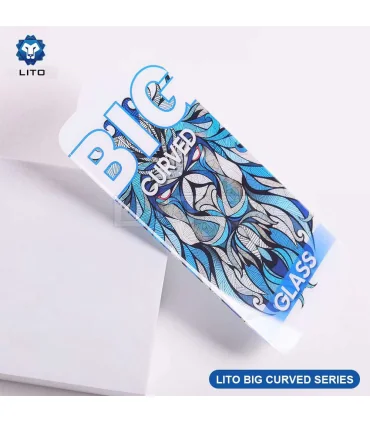 برچسب گلس بدون حاشیه لیتو ایفون 15 پرو مکس Glass BIG CURVED LITO Iphone 15 Pro Max| مخصوص ایفون 15 پرو مکس کاملا شفاف بودنه حاشیه شیشه تمپر شده کیفیت ساخت بالا &nbsp;برند اورجینال لیتو 