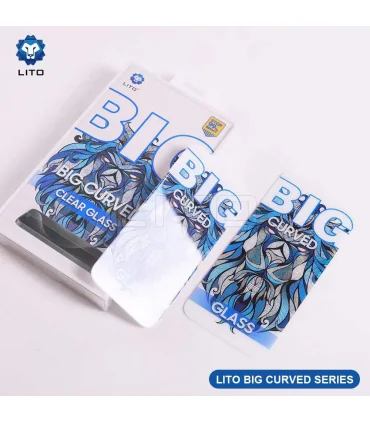 برچسب گلس بدون حاشیه لیتو ایفون 15 پرو مکس Glass BIG CURVED LITO Iphone 15 Pro Max| مخصوص ایفون 15 پرو مکس کاملا شفاف بودنه حاشیه شیشه تمپر شده کیفیت ساخت بالا &nbsp;برند اورجینال لیتو 