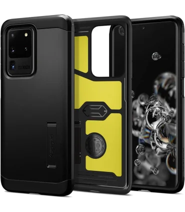 قاب اسپیگن تاف ارمور گلگسی اس 20 اولترا Spigen Tough Armor Case Samsung Galaxy S20 Ultra|مناسب اس 20 اولترا کیفیت ساخت بالا مقاوم در برابر ضربه برند اورجینال اسپیگن