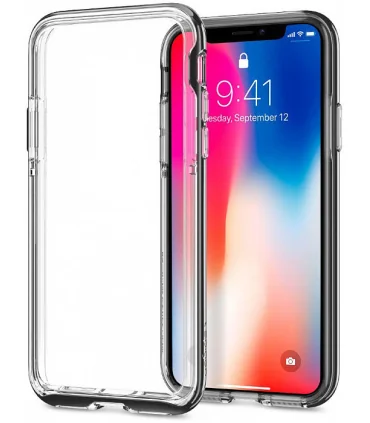 بامپر اسپیگن نئوهیبرید ای ایکس ایفون ایکس iPhone X Case Neo Hybrid EX|قاب اسپیگن نئوهیبرید ای ایکس ایفون ایکس iPhone X Case Neo Hybrid EXمناسب ایفون ایکس مقاوم در برابر ضربه بامپر و گلس پشت و رو برند اورجینال اسپیگن 