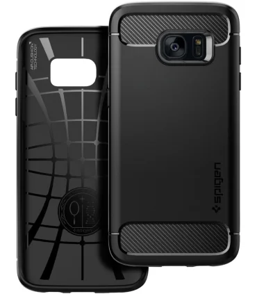 قاب راگ ارمور اسپیگن گلگسی اس 7 ایج Spigen Rugged Armor Galaxy S7 Edge|قاب راگ ارمور اسپیگن گلگسی اس 7 ایج Spigen Rugged Armor Galaxy S7 Edgeمناسب گلگسی اس 7 اج کیفیت ساخت بالا ساخته شده از tpu مقاوم در برابر ضربه برند اورجینال اسپیگن 