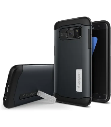 قاب اسلیم ارمور اسپیگن گلگسی اس 7 ایج Spigen Slim Armor Samsung Galaxy S7 Edge|قاب اسلیم ارمور اسپیگن گلگسی اس 7 ایج Spigen Slim Armor Samsung Galaxy S7 Edgeمناسب گلگسی اس 7 اج کیفیت ساخت بالا ساخته شده از پلیکربنات و&nbsp; tpu مقاوم در برابر ضربه برند اورجینال اسپیگن 