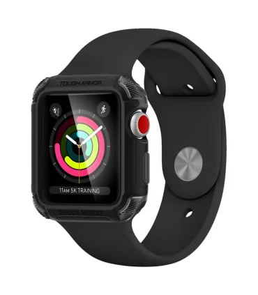 کاور اسپیگن تاف ارمور2 اپل واچ 42 میلیمتری Spigen Tough Armor 2 Apple Watch 42mm Case|کاور اسپیگن تاف ارمور2 اپل واچ 42 میلیمتری Spigen Tough Armor 2 Apple Watch 42mm Caseمناسب اپا واچ های 42 میلیمتری مقاون در برابر ضربه کیفیت عالی برند اورجینال اسپیگن 