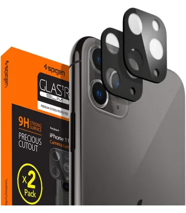 گلس لنز اسپیگن پک 2 عددی Spigen Camera Lens Screen Protector Apple iPhone 11 PRO/iPhone 11 Pro MAX|گلس لنز اسپیگن پک 2 عددی Spigen Camera Lens Screen Protector Apple iPhone 11 PRO/iPhone 11 Pro MAXمناسب ایفون 11 پرو و 11 پرو مکس کیفیت بالا نصب اسان برند اورجینال اسپیگن 