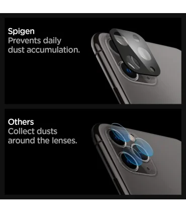گلس لنز اسپیگن پک 2 عددی Spigen Camera Lens Screen Protector Apple iPhone 11 PRO/iPhone 11 Pro MAX|گلس لنز اسپیگن پک 2 عددی Spigen Camera Lens Screen Protector Apple iPhone 11 PRO/iPhone 11 Pro MAXمناسب ایفون 11 پرو و 11 پرو مکس کیفیت بالا نصب اسان برند اورجینال اسپیگن 