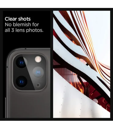 گلس لنز اسپیگن پک 2 عددی Spigen Camera Lens Screen Protector Apple iPhone 11 PRO/iPhone 11 Pro MAX