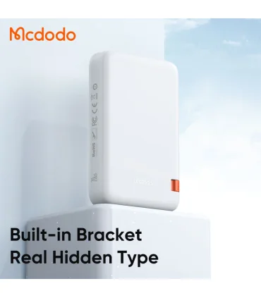 پاوربانک مگسیف دار مک دودو 10 هزار میلی امپر MCDODO MC-510| &nbsp;پاوربانک مگسیف دار&nbsp;مک دودو 10 هزار میلی امپر MCDODO MC-510 پاوربانک مک سیف دار 10 هزار میلی امپر 2 رنگ سفید و مشکی 10 وات کابلی کیفیت ساخت بالا برند اورجینال مک دودو