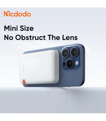 پاوربانک مگسیف دار مک دودو 10 هزار میلی امپر MCDODO MC-510| &nbsp;پاوربانک مگسیف دار&nbsp;مک دودو 10 هزار میلی امپر MCDODO MC-510 پاوربانک مک سیف دار 10 هزار میلی امپر 2 رنگ سفید و مشکی 10 وات کابلی کیفیت ساخت بالا برند اورجینال مک دودو