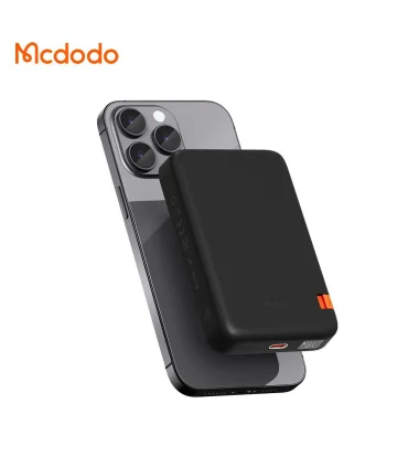 پاوربانک مگسیف دار مک دودو 10 هزار میلی امپر MCDODO MC-510| &nbsp;پاوربانک مگسیف دار&nbsp;مک دودو 10 هزار میلی امپر MCDODO MC-510 پاوربانک مک سیف دار 10 هزار میلی امپر 2 رنگ سفید و مشکی 10 وات کابلی کیفیت ساخت بالا برند اورجینال مک دودو