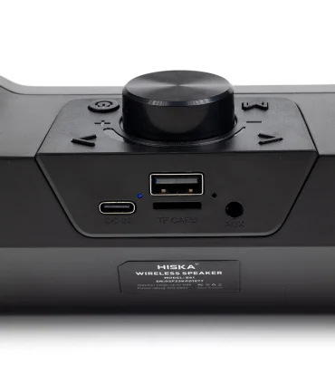 اسپیکر بلوتوث هیسکا HISKA B61|اسپیکر بلوتوث هیسکا HISKA B61رقص نور زیبا 10 وات قابلیت اتصال مموری کارت برند اورجینال هیسکا 