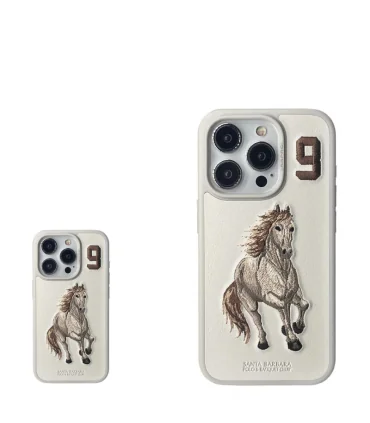 قاب ایفون 15 پرو مکس چرمی پولو مدل Santa Barbara Case iPhone 15 Pro Max Polo BORIS|قاب چرمی پولو مخصوص ایفون 15 پرومکسقاب پولو&nbsp; ایفون 15 پرومکس BORIS برند اورجینال پولو کیفیت ساخت بالا طراحی فوق العاده دوخته شده طرح اسب رنگ زیبا ساخت شرکت سانتاباربارا 