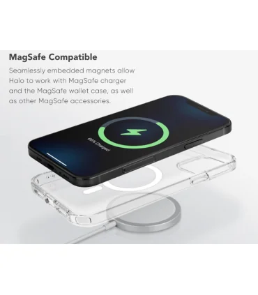 قاب مگسیف دار شفاف ویوا مادرید ایفون 12 مینی Viva Madrid Halo Vanguard Magsafe Case iphone 12 mini