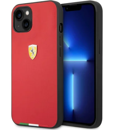 قاب ایفون 13چرم فراری CG Mobile Leather S Case Ferrari Iphone 13