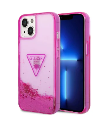 قاب ایفون 13 گس اکواریومی CG Mobile iphone 13 TPU+aq Guess Case