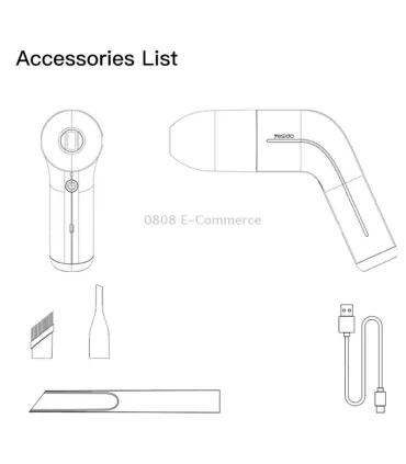 جارو شارژی یسیدو مدل توان Yesido VC02 6000PA