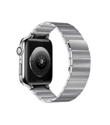 بند اپل واچ مگنتی لینک سایز 42/44/45/49 Magnetic Metal Link Band For Apple Watch