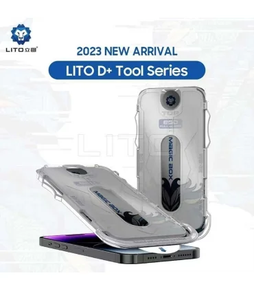 گلس قالب دار پرایوسی توری دار لیتو آیفون 15 Lito D+ Privacy Tools Magic Glass Box