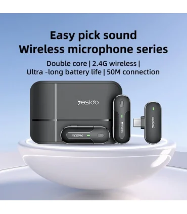 میکروفون تایپ سی یقه ایی یسیدو Yesido KR17
