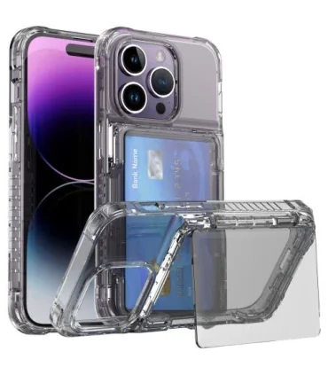 قاب شفاف کارت خور ایفون 16 پرو Case card Cristal Iphone 16 PRO