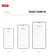 برچسب گلس مات آیفون XO AG matte Glass iPhone 12/12Pro