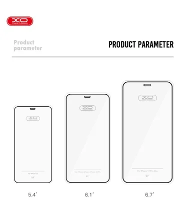 برچسب گلس مات آیفون XO AG matte Glass iPhone 12/12Pro