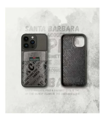 قاب ایفون 16 پرو مکس چرمی پولو مدل Santa Barbara Case iPhone 16 Pro Max Polo Hulda|قاب چرمی پولو مخصوص ایفون 16 پرو مکسقاب پولو  ایفون 16 پرو مکس Hulda برند اورجینال پولو کیفیت ساخت بالا طراحی فوق العاده جاکارتی رنگ زیبا ساخت شرکت سانتاباربارا 