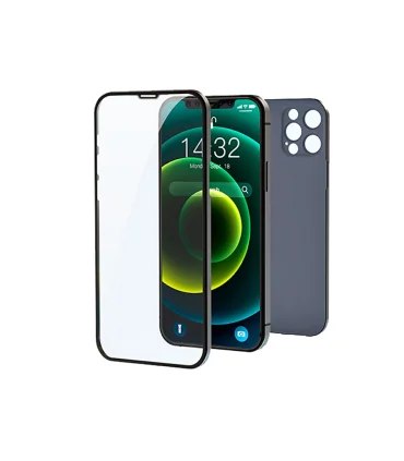 گلس و محافظ پشت 2 در 1 آیفون 13 پرو دویا Devia iphone 13 Pro 2 in 1 Ultra Thin Tempered Glass Protective Case